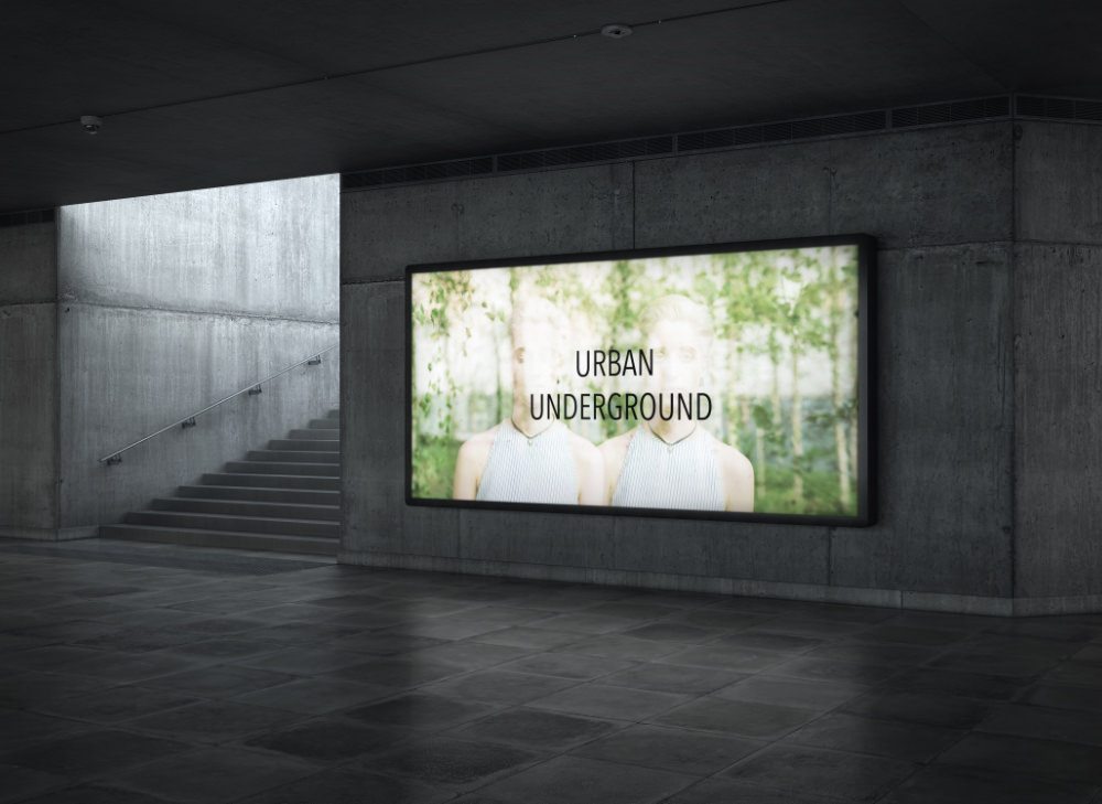 Underground Lightbox signage
